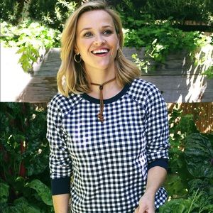 Like New Draper James Gingham Sweatshirt